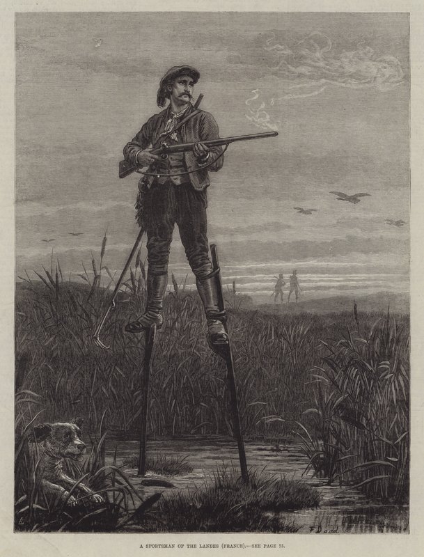 A Sportsman of the Landes (France) by Frank Dadd