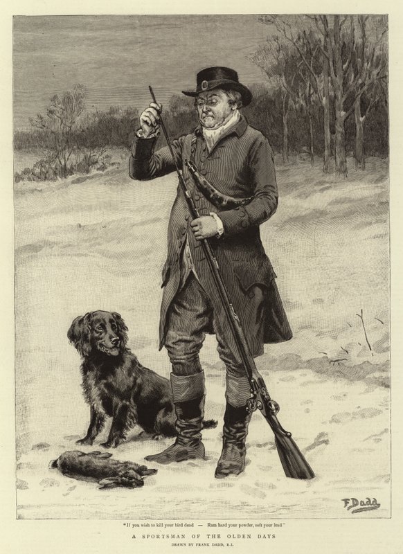 A Sportsman of the Olden Days by Frank Dadd