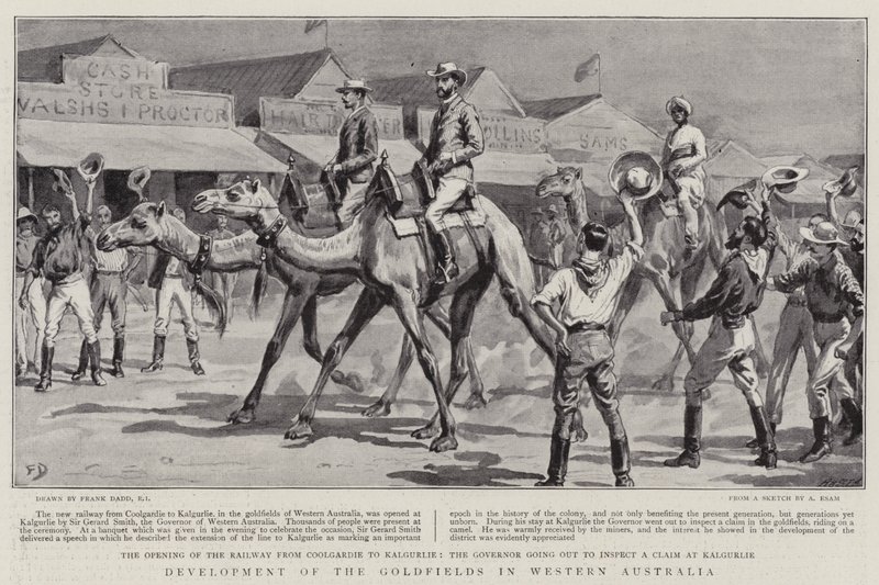 Development of the Goldfields in Western Australia by Frank Dadd