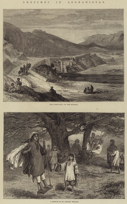 Sketches in Afghanistan by Frank Dadd