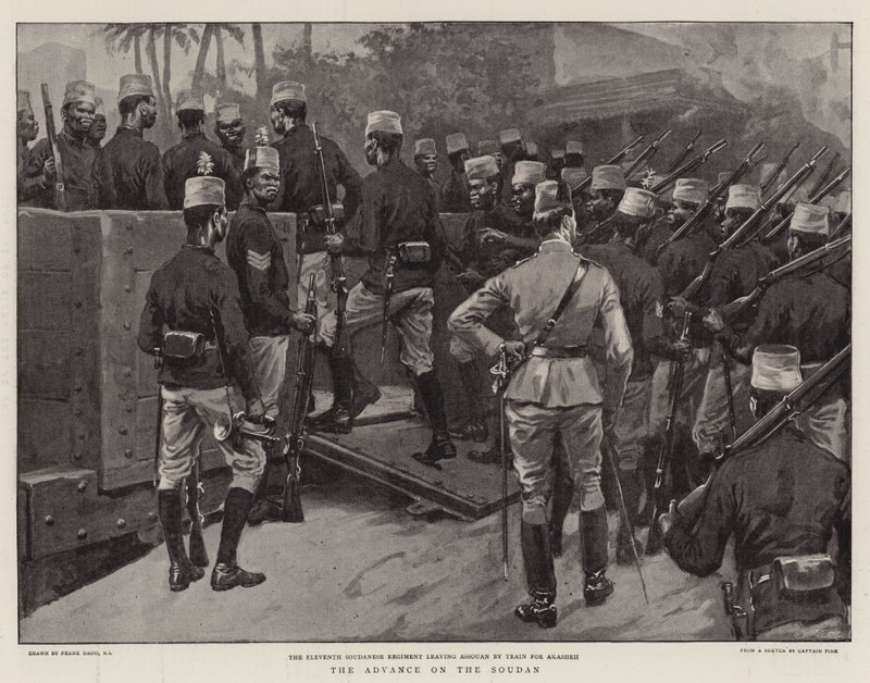 The Advance on the Soudan by Frank Dadd