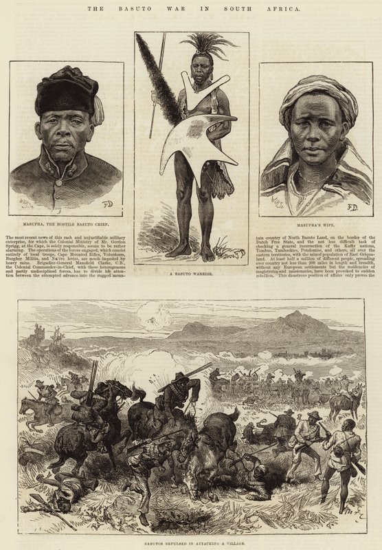 The Basuto War in South Africa by Frank Dadd