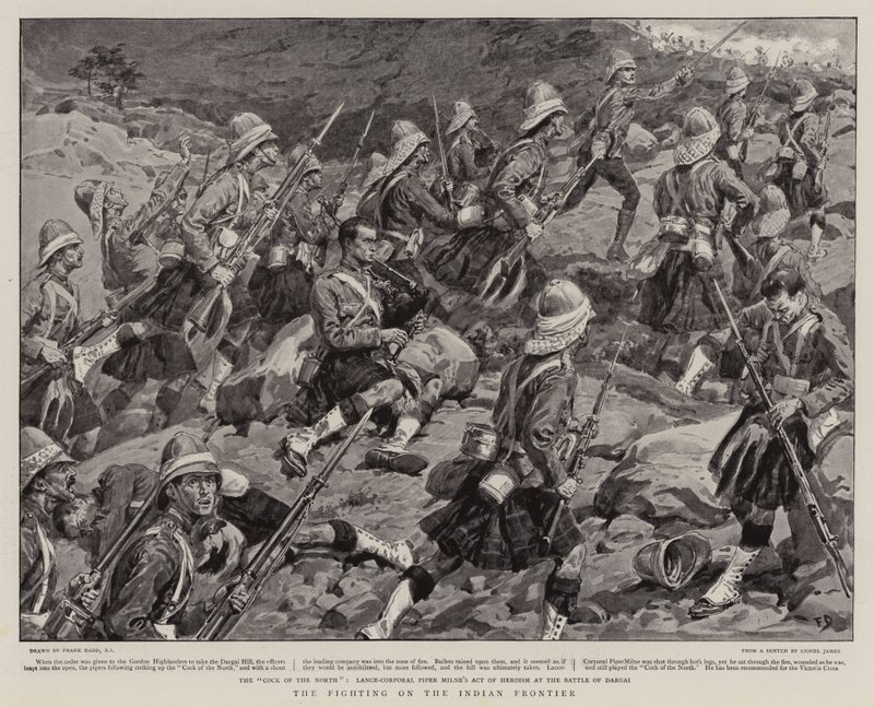 The Fighting on the Indian Frontier by Frank Dadd