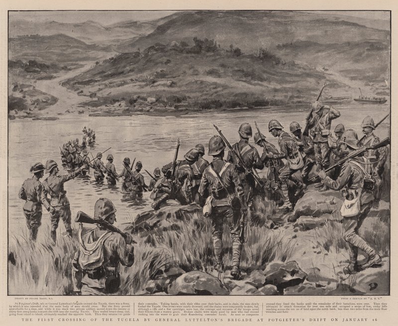 The First Crossing of the Tugela by General Lyttelton