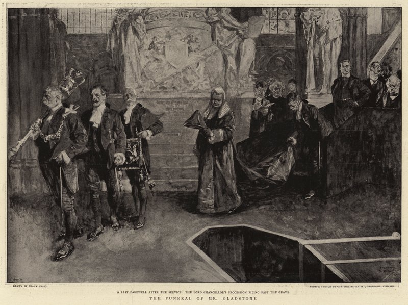 The Funeral of Mr Gladstone by Frank Dadd