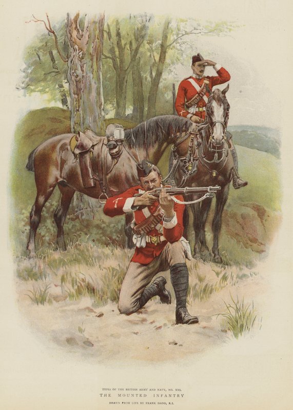 The Mounted Infantry by Frank Dadd