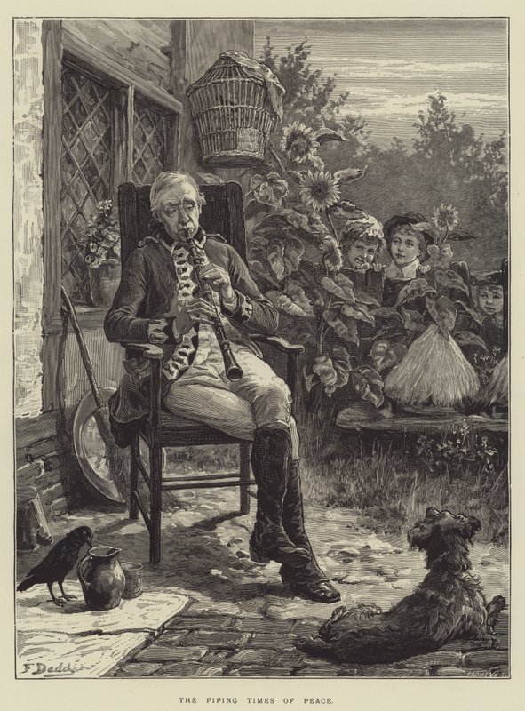 The Piping Times of Peace by Frank Dadd