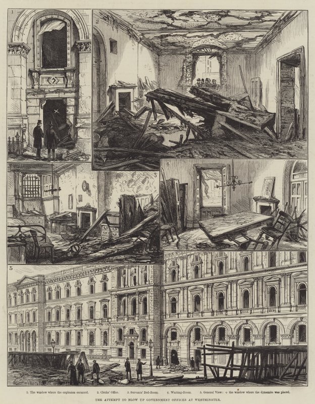 The Attempt to Blow Up Government Offices at Westminster by Frank Watkins