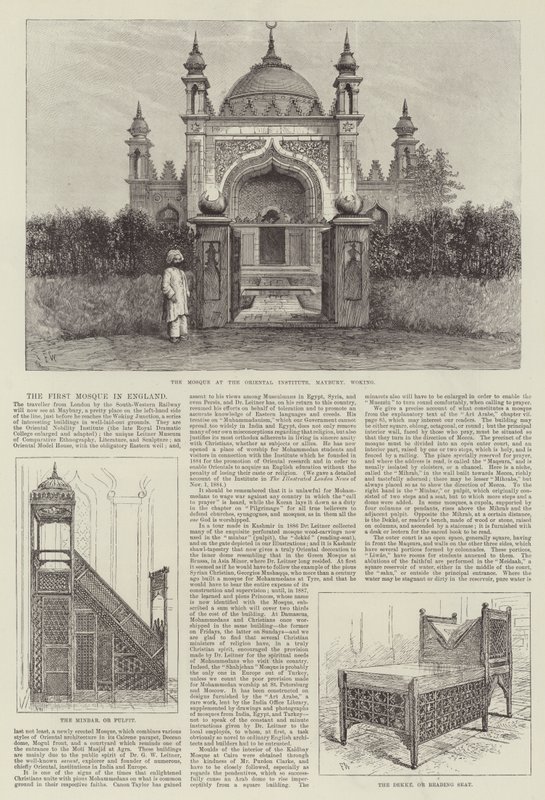 The First Mosque in England by Frank Watkins