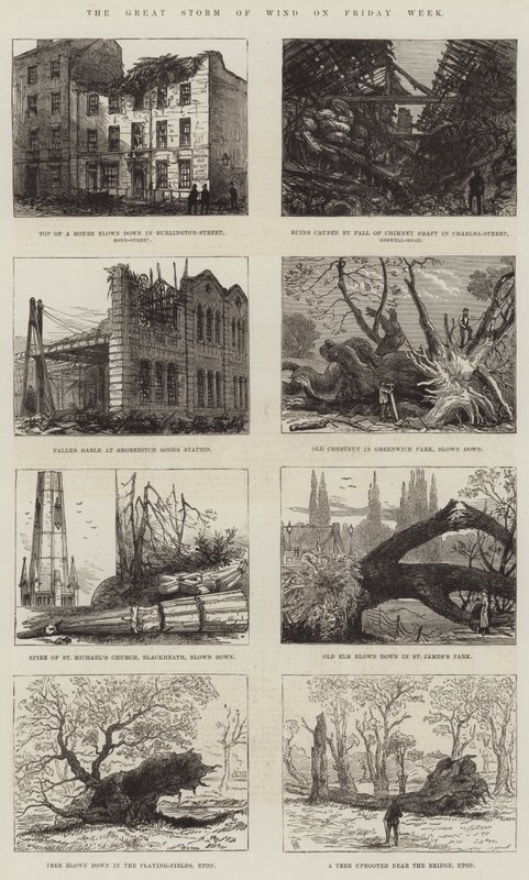 The Great Storm of Wind on Friday Week by Frank Watkins