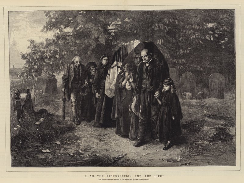 I am the Resurrection and the Life by Frank Holl