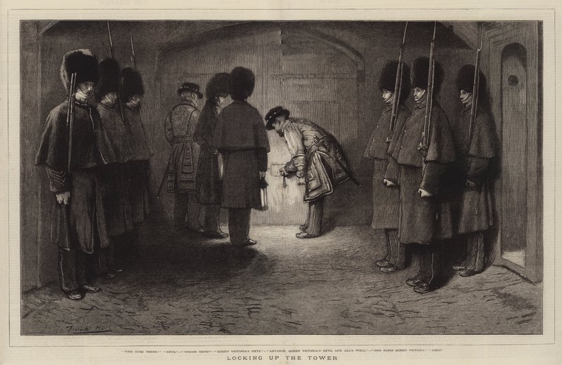 Locking up the Tower by Frank Holl