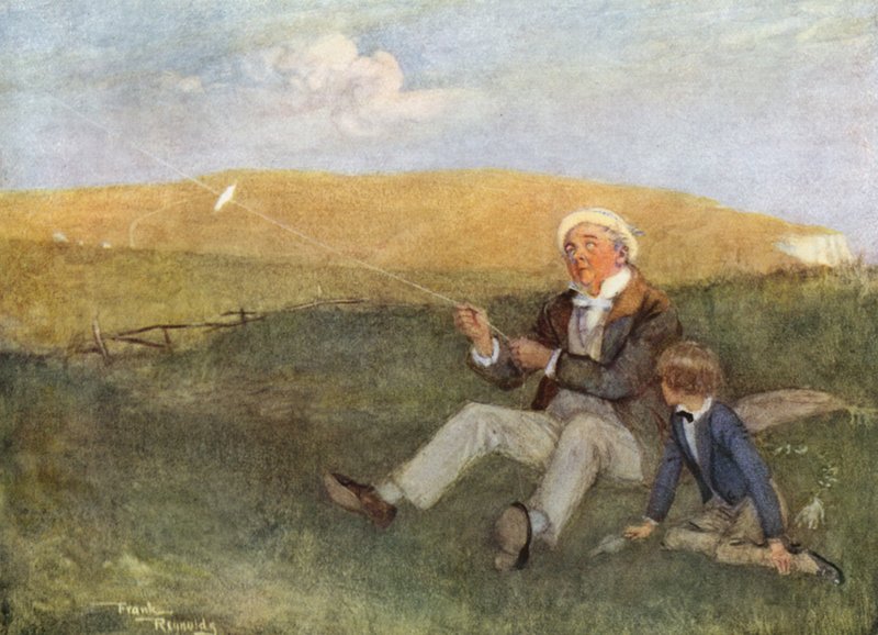 Mr. Dick and His Kite by Frank Reynolds