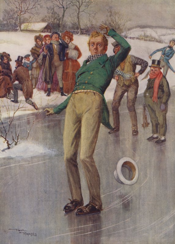 Mr. Winkle on the Ice by Frank Reynolds