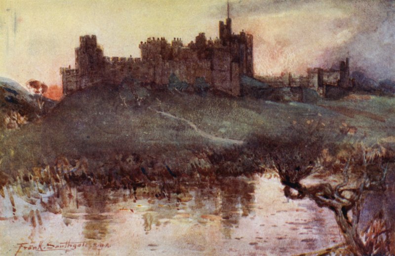 Alnwick Castle by Frank Southgate
