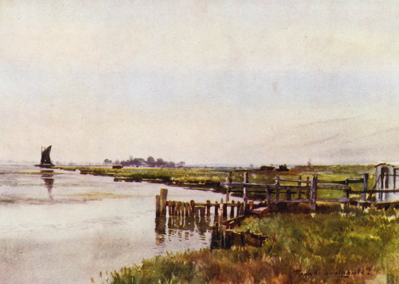 Norfolk Broads: Breydon Rond by Frank Southgate