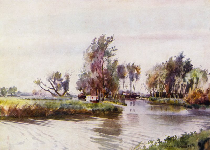 Norfolk Broads: Geldeston Lock by Frank Southgate