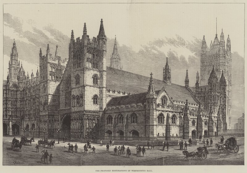 The Proposed Restorations of Westminster Hall by Frank Watkins