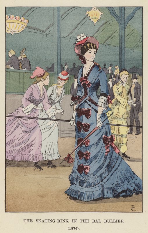 The Skating-Rink in the Bal Bullier by François Courboin
