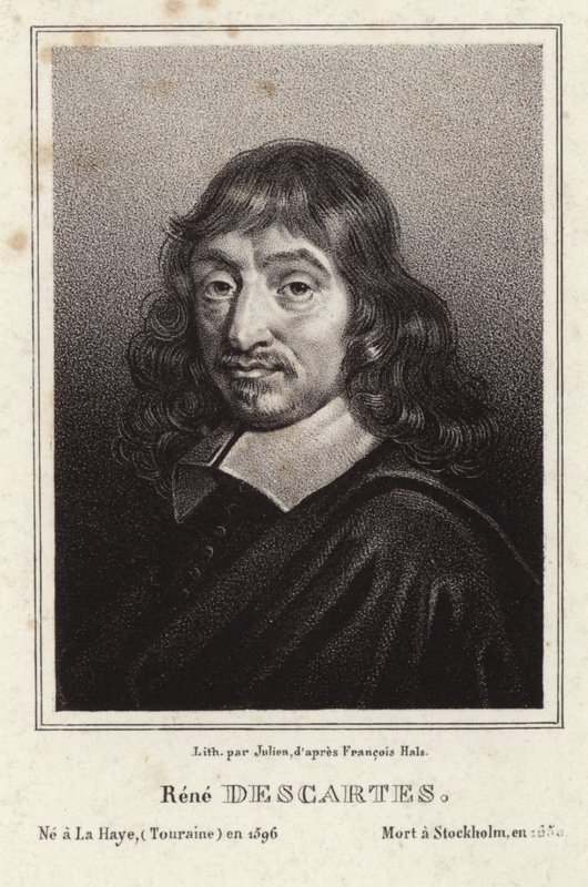 Portrait of Rene Descartes by Frans Hals
