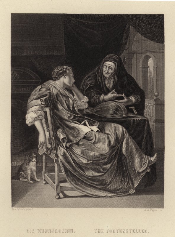 The Fortune Teller by Frans van Mieris