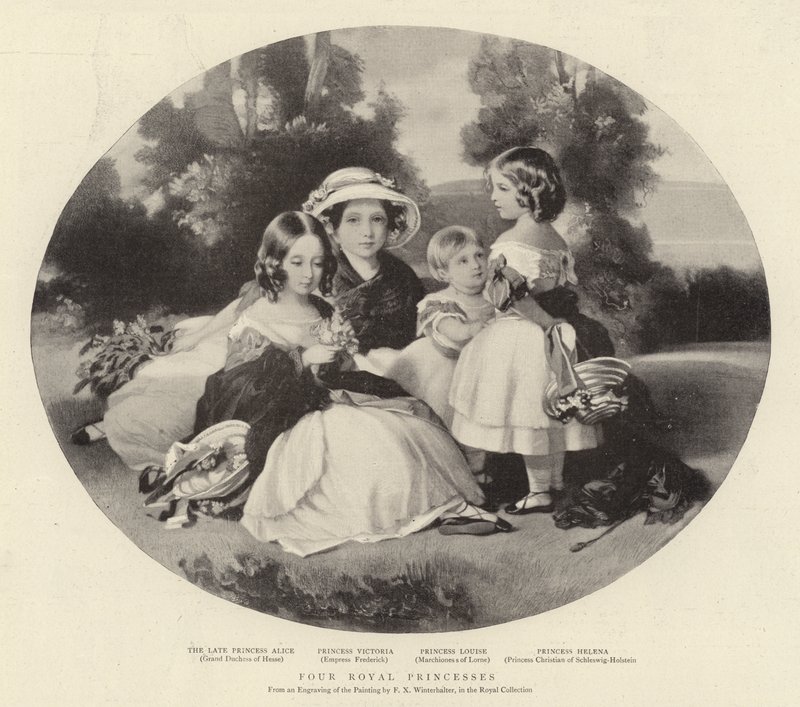 Four Royal Princesses by Franz Xaver Winterhalter
