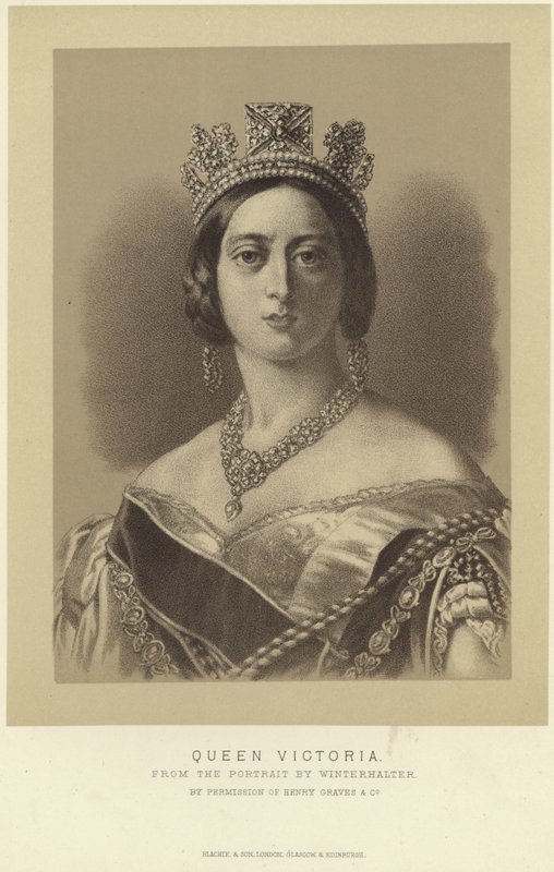 Portrait of Queen Victoria by Franz Xaver Winterhalter
