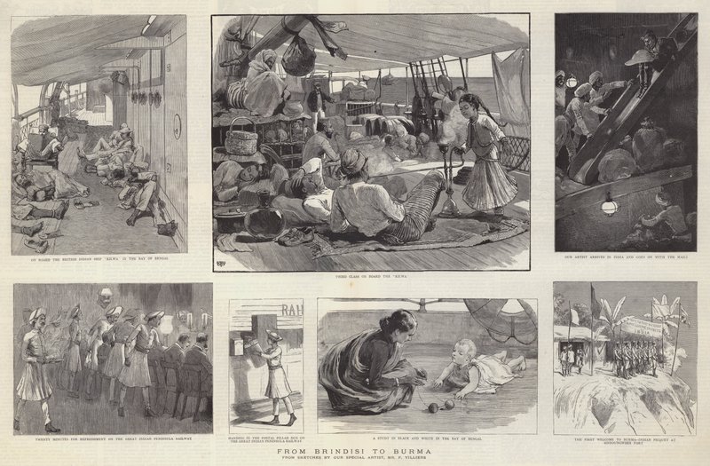 From Brindisi to Burma by Frederic Villiers