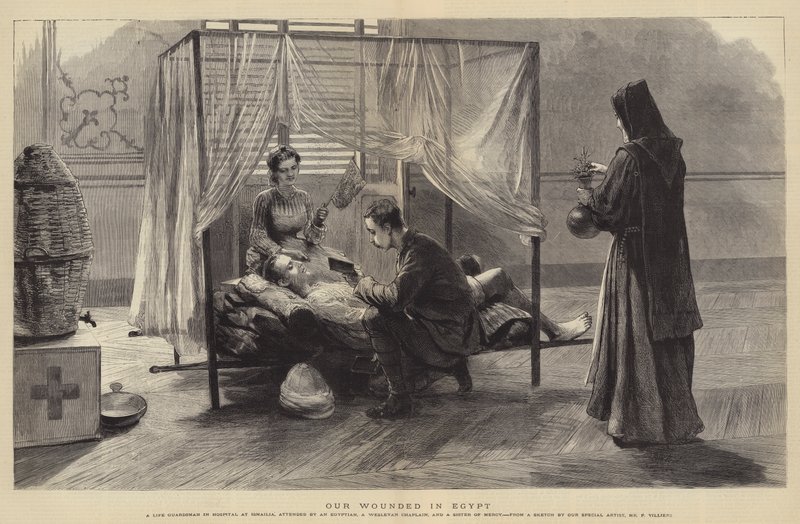 Our Wounded in Egypt by Frederic Villiers