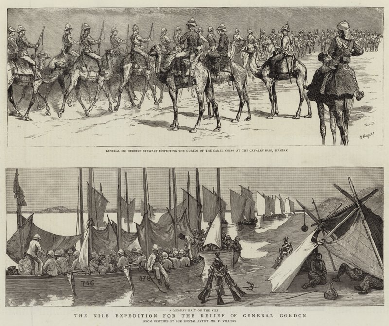 The Nile Expedition for the Relief of General Gordon by Frederic Villiers