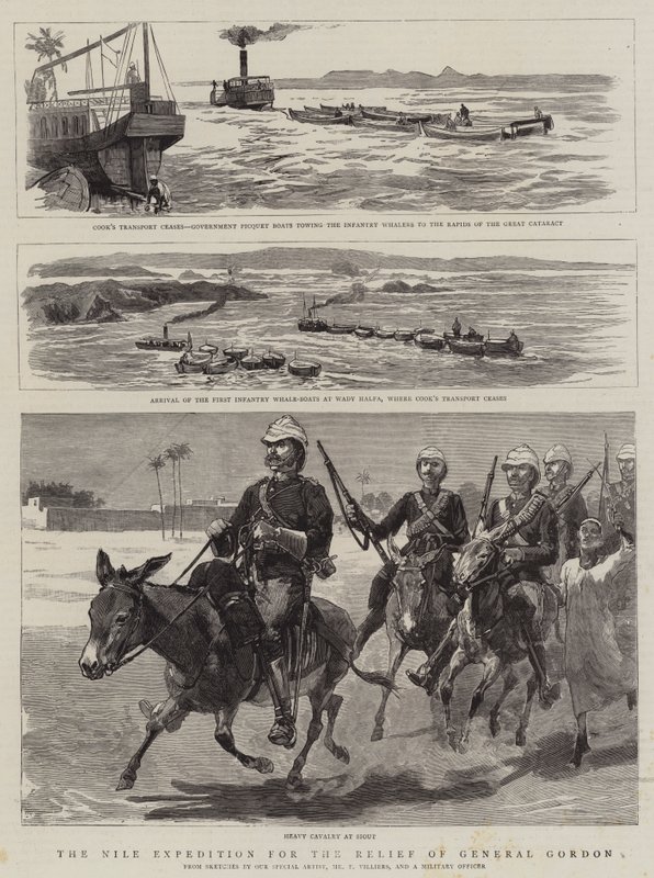 The Nile Expedition for the Relief of General Gordon by Frederic Villiers