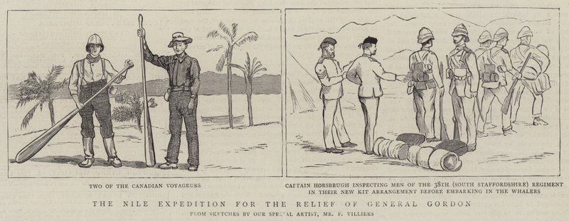 The Nile Expedition for the Relief of General Gordon by Frederic Villiers