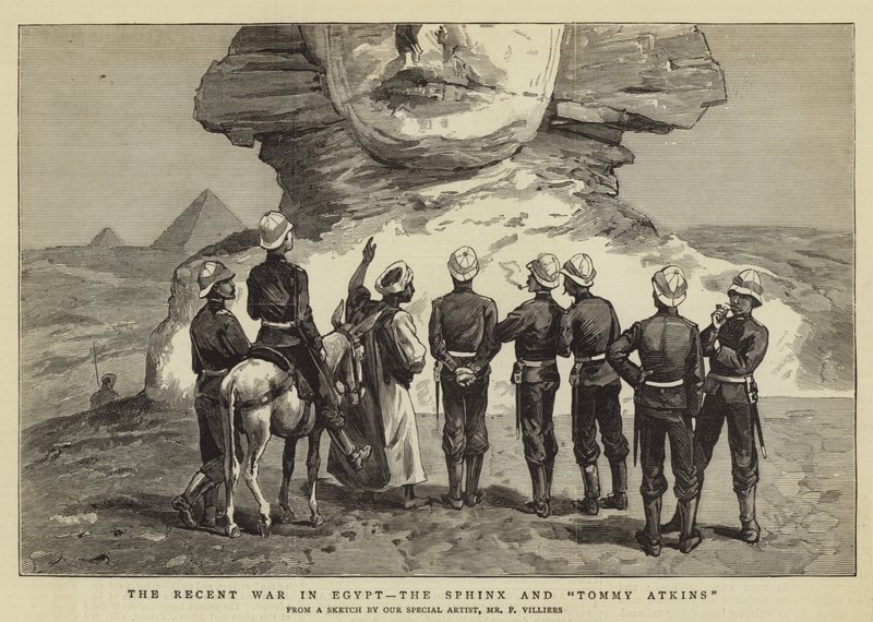 The Recent War in Egypt, the Sphinx and Tommy Atkins by Frederic Villiers