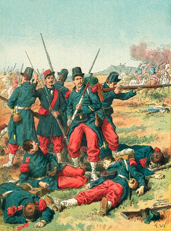 Sergeant Blandan by Frederic Theodore Lix