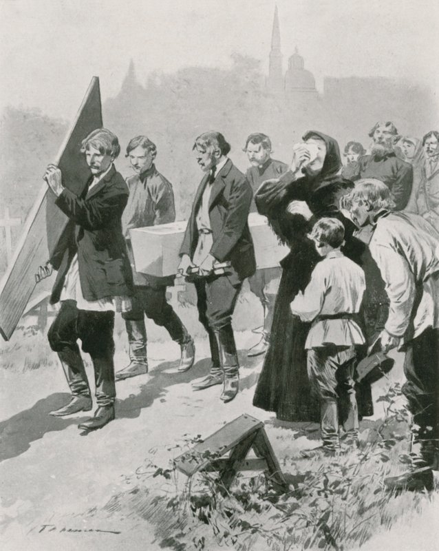 A Middle-Class Funeral by Frederic de Haenen