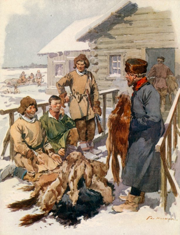 A Northern Fur Merchant by Frederic de Haenen