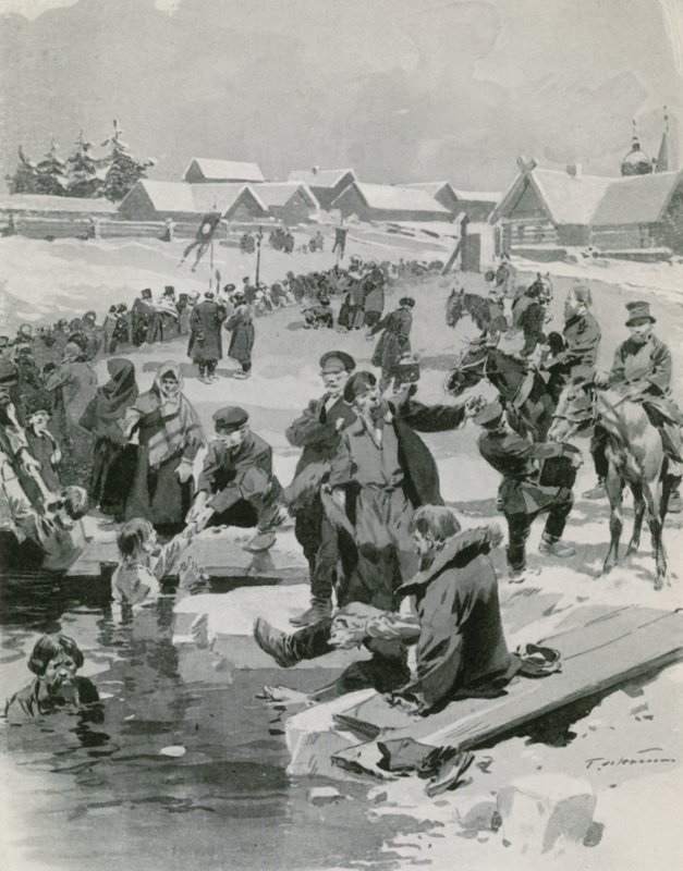 Blessing the Water in the Country by Frederic de Haenen