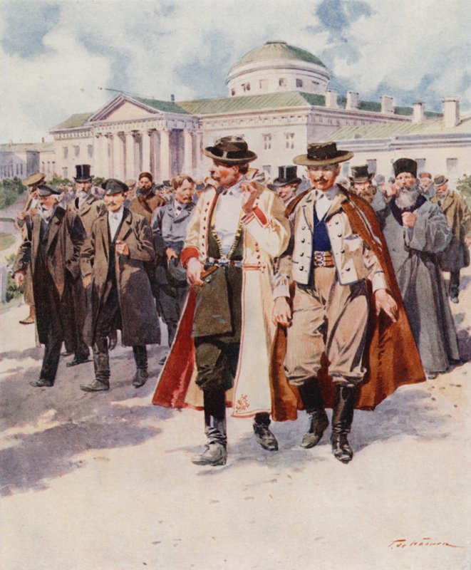 The Members Leaving the Dooma by Frederic de Haenen