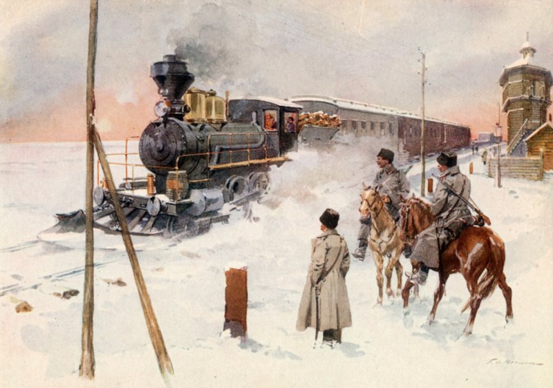 The Trans-Siberian Railway by Frederic de Haenen