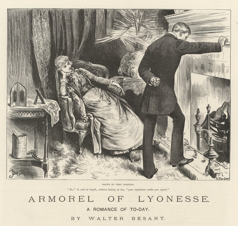 Armorel of Lyonesse, A Romance of To-Day, by Walter Besant by Frederick Barnard