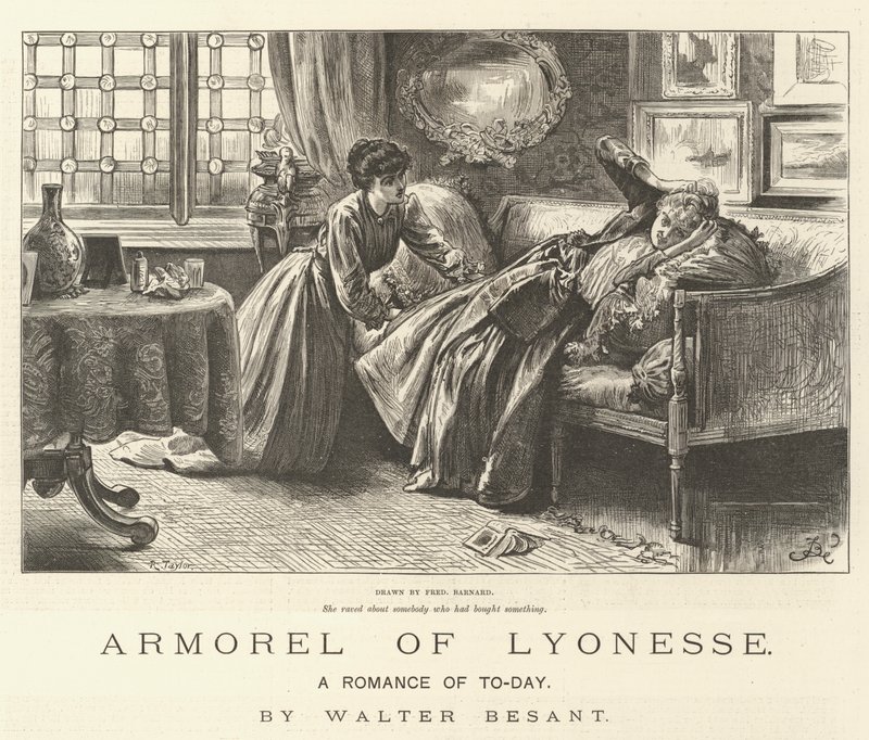Armorel of Lyonesse, A Romance of To-Day, by Walter Besant by Frederick Barnard