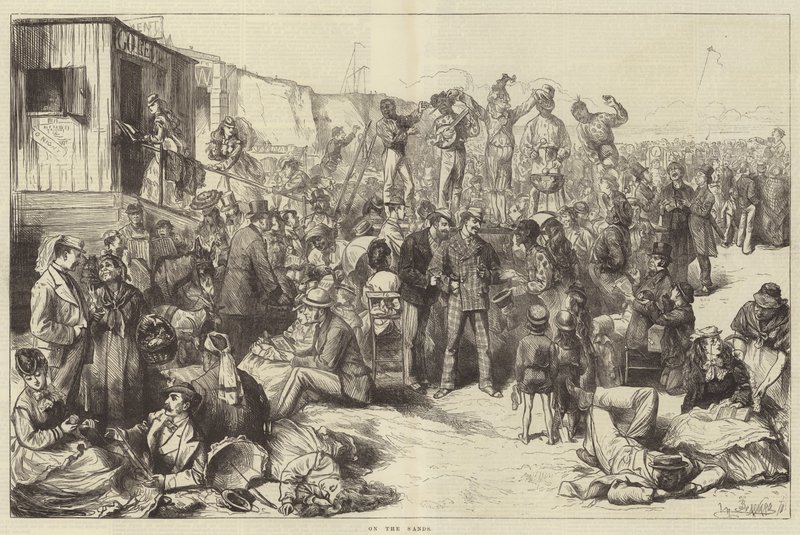 On the Sands by Frederick Barnard