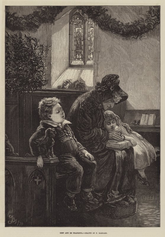 Rest and be Thankful by Frederick Barnard