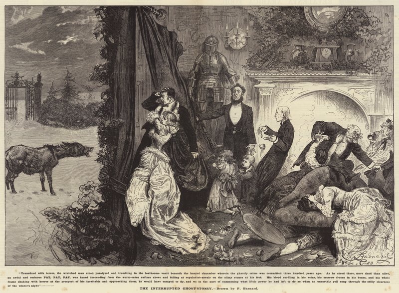The Interrupted Ghost Story by Frederick Barnard