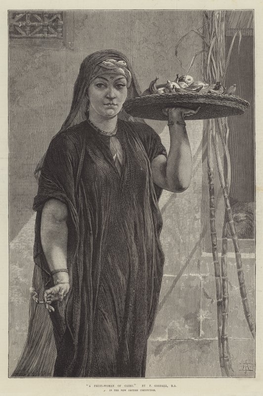 A Fruit-Woman of Cairo by Frederick Goodall