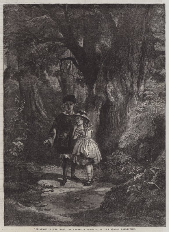 Children in the Wood by Frederick Goodall