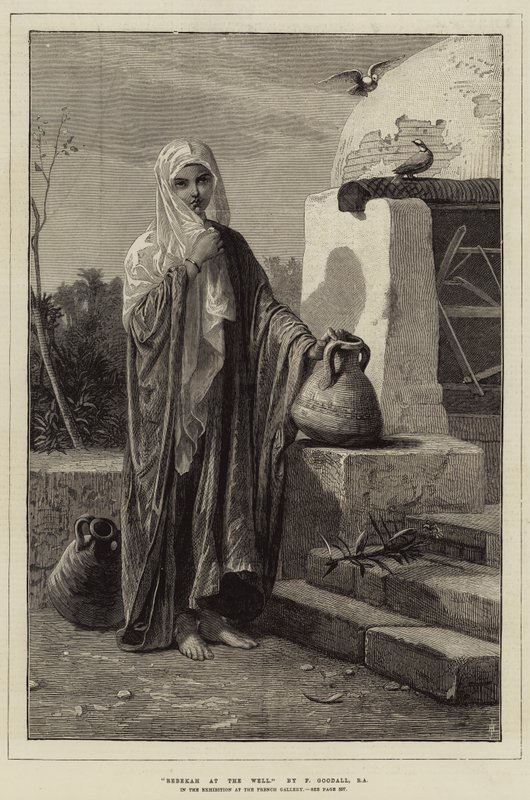 Rebekah at the Well by Frederick Goodall