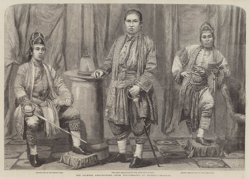 The Siamese Ambassadors by Frederick John Skill