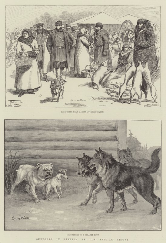Sketches in Siberia by Frederick Pegram
