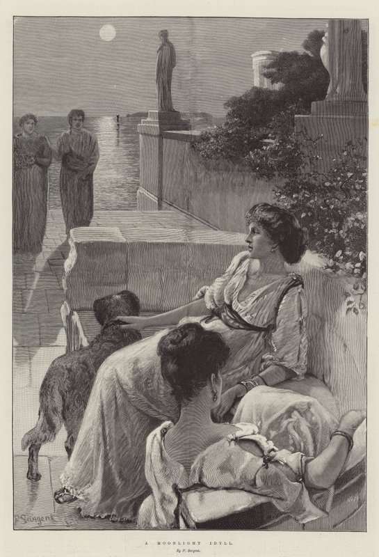 A Moonlight Idyll by Frederick Sargent